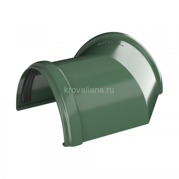 ТехноНИКОЛЬ 125/82 Угол желоба 135, зеленый