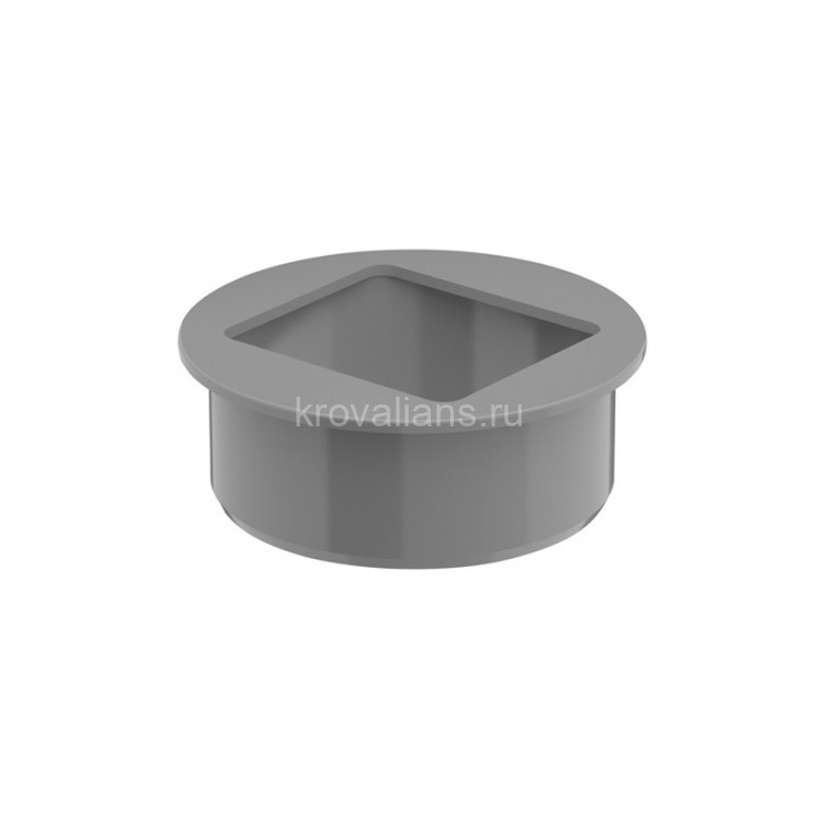 Galeco HIDDEN 125/90 Редукция 90/110 мм PP  Графит