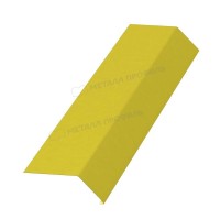 МеталлПрофиль Планка карнизная 100х69х2000 (Полиэстер-01-1018-0.45) /1 шт/