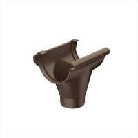 Galeco PVC 152 130/100 Воронка Темно-коричневый RAL 8019 (10шт/уп)