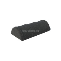 Конек начальный полукруглый AeroDek (Аэродек) (Черный Бриллиант) /1 шт/