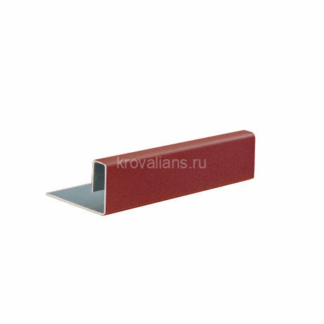 Конечный профиль 45/26/10/17 L=3M Cedral (Кедрал) алюминиевый C61 /1 шт/