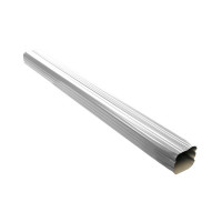 Vortex 127/102 Труба прямоугольная 1м PE RAL 9003