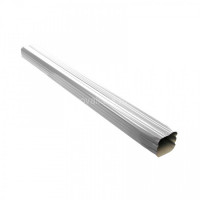 Vortex 127/102 Труба прямоугольная 1м PE RAL 9003