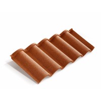 Композитная черепица Metrotile (Метротайл) Romana (Коралл) /лист/