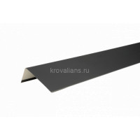 ТехноНИКОЛЬ Наличник оконный металлический HAUBERK, Темно-серый  RAL 7024 1310 х 180 х 120