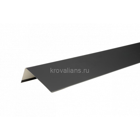 ТехноНИКОЛЬ Наличник оконный металлический HAUBERK, Темно-серый  RAL 7024 1310 х 180 х 120