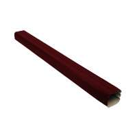 Vortex 127/102 Труба прямоугольная 1м PE RAL 3005