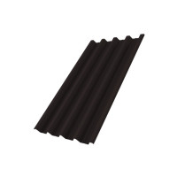 Профнастил H60A 0,5 PurLite Мatt RAL 9005 черный