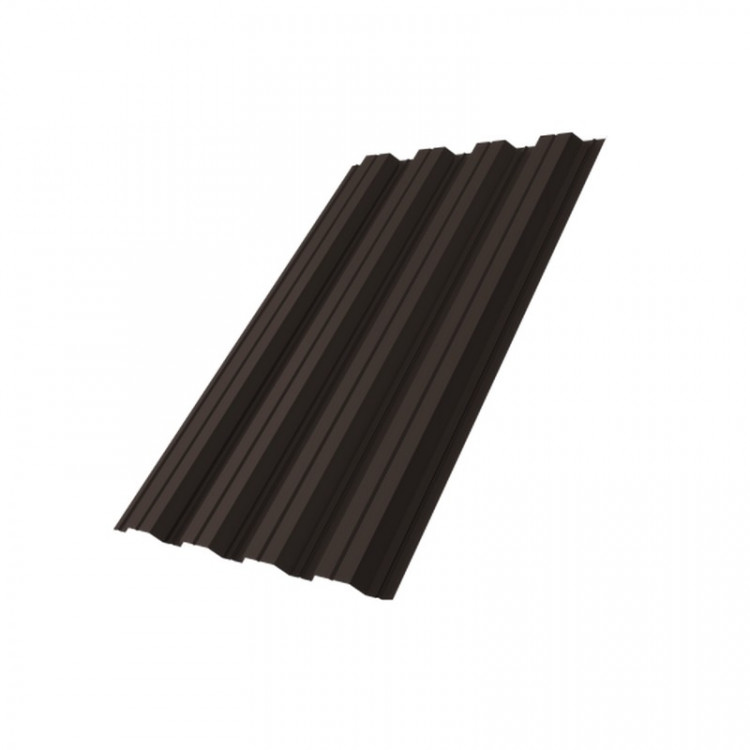 Профнастил HC44R Grand Line 0,5 PurPro Matt 275 RR 32 темно-коричневый Профнастил HC44R Grand Line 0,5 PurPro Matt 275 RR 32 темно-коричневый