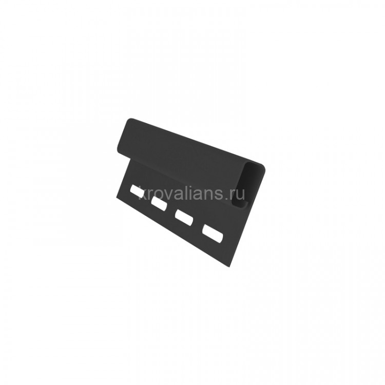 GrandLine Финишная планка АКРИЛОВЫЙ Графит, 50шт/уп., длина 3,00 м