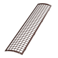 VERAT 125/82 Решетка желоба защитная (0,6 пог.м.), коричневый
