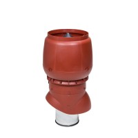 Vilpe (Вилпе) XL- 200/300/500 вентиляционный вых.с колпаком (Красный) /1 шт/