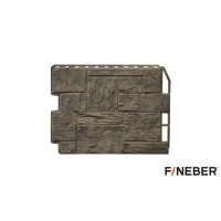 FineBer Фасайдинг ТУФ 3D-Facture, дымчатый 795 х 595 (шт 0,41м2), 10 шт/уп