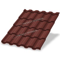 Металлочерепица МеталлПрофиль Монтекристо-S (PURETAN-20-RR29-0.5) /1 кв.м./
