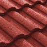 Композитная черепица Metrotile (Метротайл) MetroRoman (Красный) /лист/
