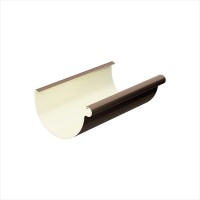 Galeco PVC 152 130/100 Желоб 4м Темно-коричневый RAL 8019 (10шт/уп)