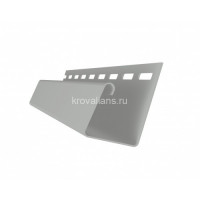 Универсальный J-профиль 7/8" GL Я-Фасад 3м, Серый