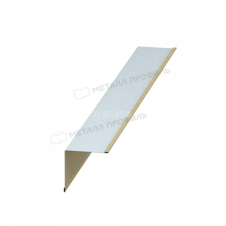 МеталлПрофиль Планка угла внутреннего 115х115х2000 (Полиэстер-01-1014-0.5) /1 шт/