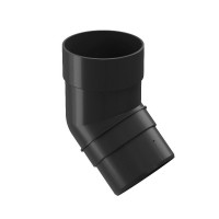 Docke PREMIUM 120/85 мм Колено 45 гр Графит 26 шт./уп.