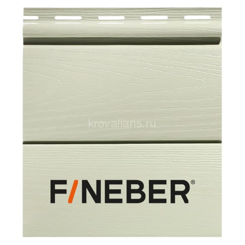 FineBer Сайдинг BlockHouse Classic Color фисташковый 3,66м (12шт/уп)