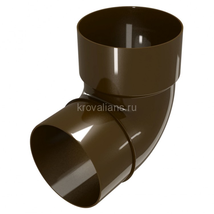 GL Rohrfit 120/80 Колено трубы, коричневый RAL 8017