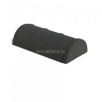 Конек конечный полукруглый AeroDek (Аэродек) (Черный Бриллиант) /1 шт/