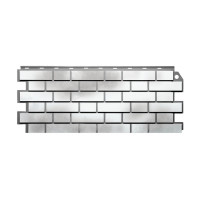 FineBer Фасадная панель Кирпич клинкерный Бело-коричневый 1131х463мм, 12шт/уп