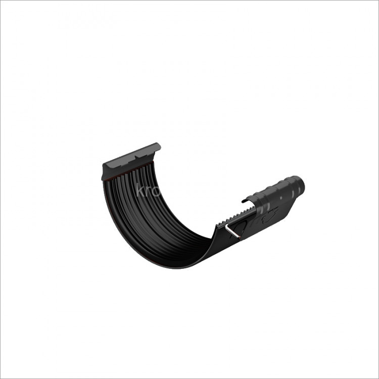GALECO STAL 152 135/90 Соединитель желоба Черный RAL 9005 half matt (30шт/уп)