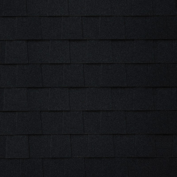 Гибкая черепица Трендум (Trendum) MONOHROM (Карбон) 2,32м2 /1 кв.м/