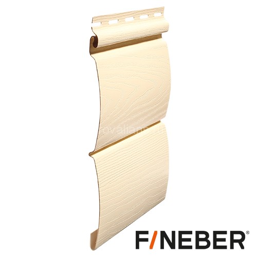 FineBer Сайдинг BlockHouse Classic Color шампань 3,66м (12шт/уп)