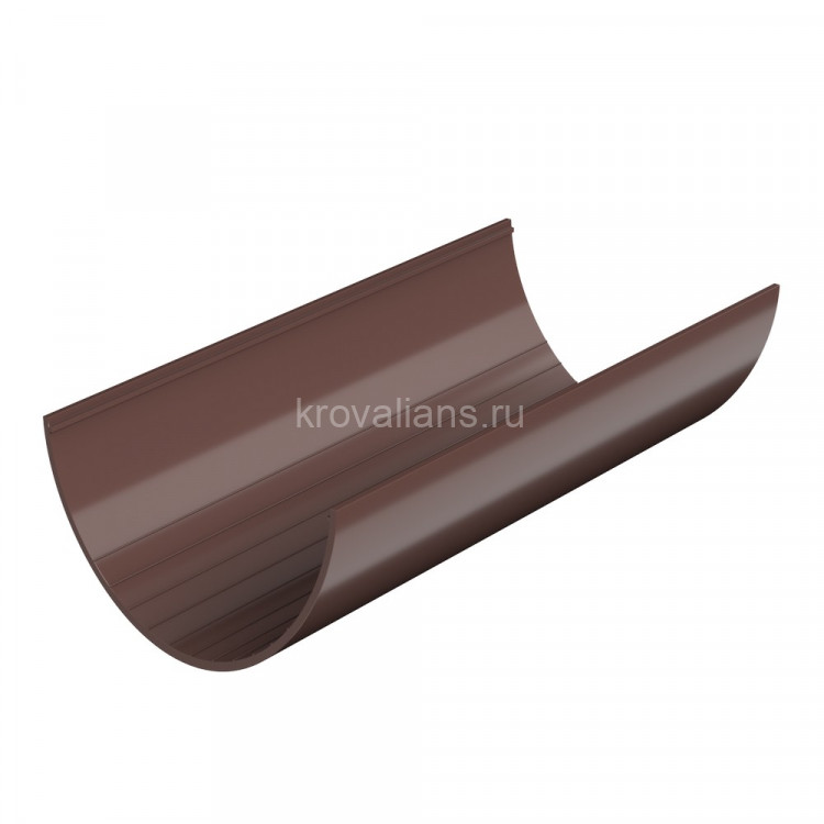 VERAT 125/82 Желоб, коричневый (1,5м) глянец