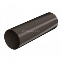 ТехноНИКОЛЬ 125/82 Труба, темно-коричневый (3м) глянец