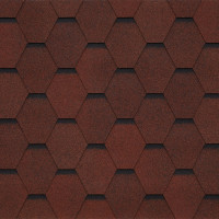 Гибкая черепица Tegola (Тегола) COMFORT Garda Rosso 409 /1кв.м/
