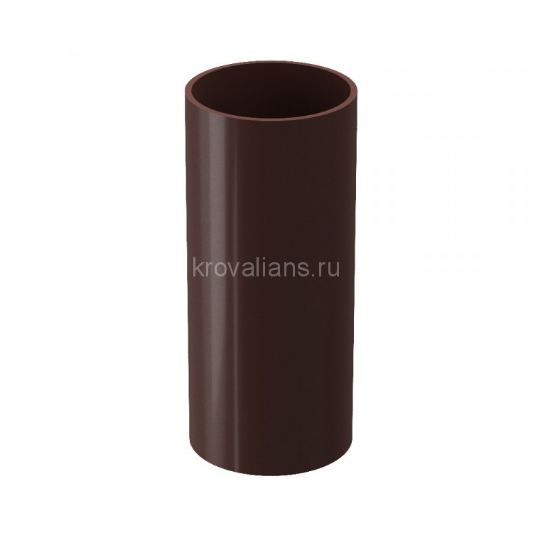 Docke LUX 140/100 мм Водосточная труба 3 м. d-100 мм Шоколад