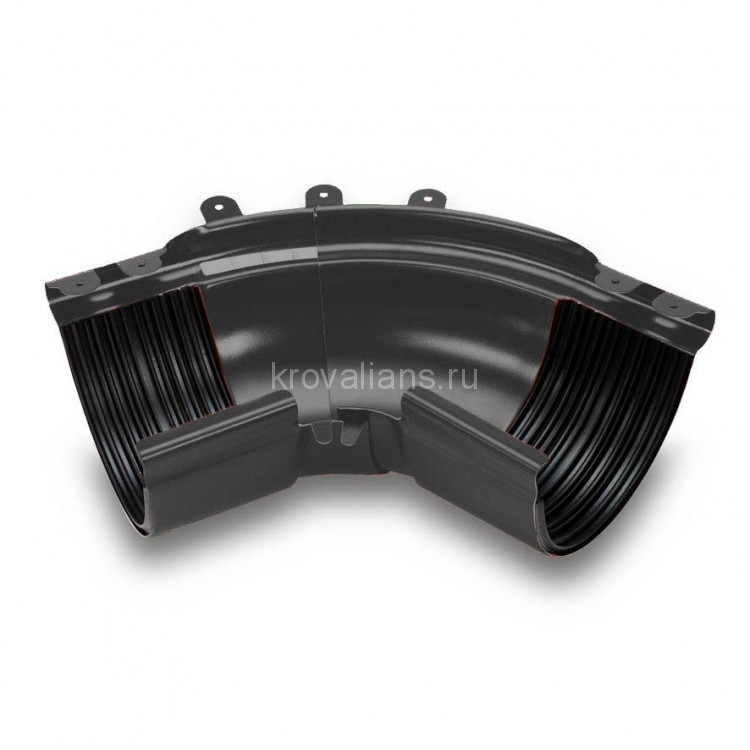GALECO STAL 152 135/90 Угол внешний регулированный 100-165 гр. Темно-коричневый 8019 (2шт/уп)