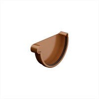 Galeco PVC 152 130/100  Заглушка левая Шоколад RAL 8017  (50шт/уп)