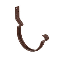 AS PUrus 125/90 Крюк желоба короткий с компл. крепления (МУ), RAL 8017