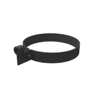 GL Standart 120/87 Хомут трубы ПВХ Grand Line графит (RAL 7024) (144 шт./уп.)