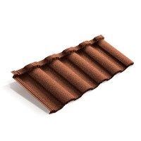 Композитная черепица Metrotile (Метротайл) MetroRoman (Терракот) /лист/