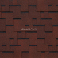 Гибкая черепица Tegola (Тегола) COMFORT San Remo Rosso 402 /1кв.м/