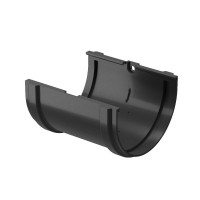 Docke PREMIUM 120/85 мм Соединитель желобов Графит 25 шт./уп.