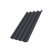 Профнастил H60A 0,5 PurLite Мatt RAL 7024 мокрый асфальт