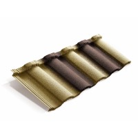 Композитная черепица Metrotile (Метротайл) MetroRoman (Цедар-браун) /лист/