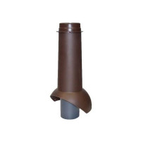 Выход канализации Krovent Pipe-VT 110 коричневый