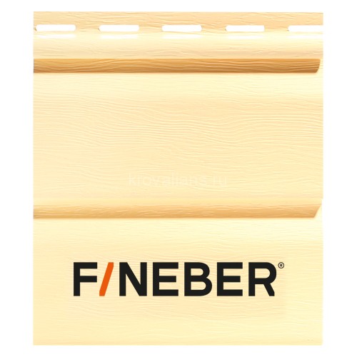 FineBer Сайдинг Standart Classic Color кремовый 3,66м (16шт/уп)
