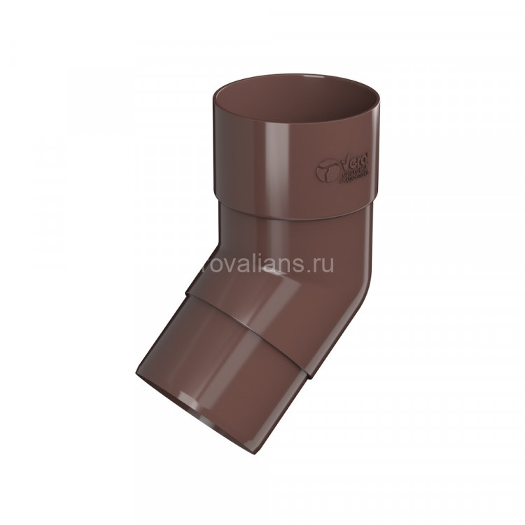 VERAT 125/82 Колено трубы 108, коричневый
