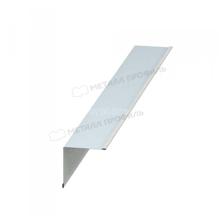 МеталлПрофиль Планка угла внутреннего 115х115х2000 (Полиэстер-01-9003-0.45) /1 шт/