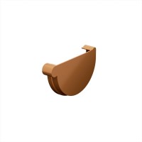 Galeco PVC 152 130/100  Заглушка правая Шоколад RAL 8017  (50шт/уп)