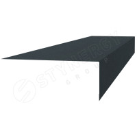 Околооконная планка простая Stynergy (Стинержи) 250х75  L=3м Стальной Бархат RAL 7016 / 1шт. /
